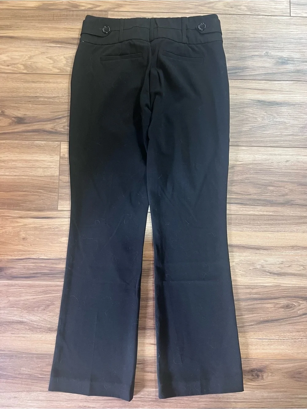 Memoire Black Bootcut Stretch Pants